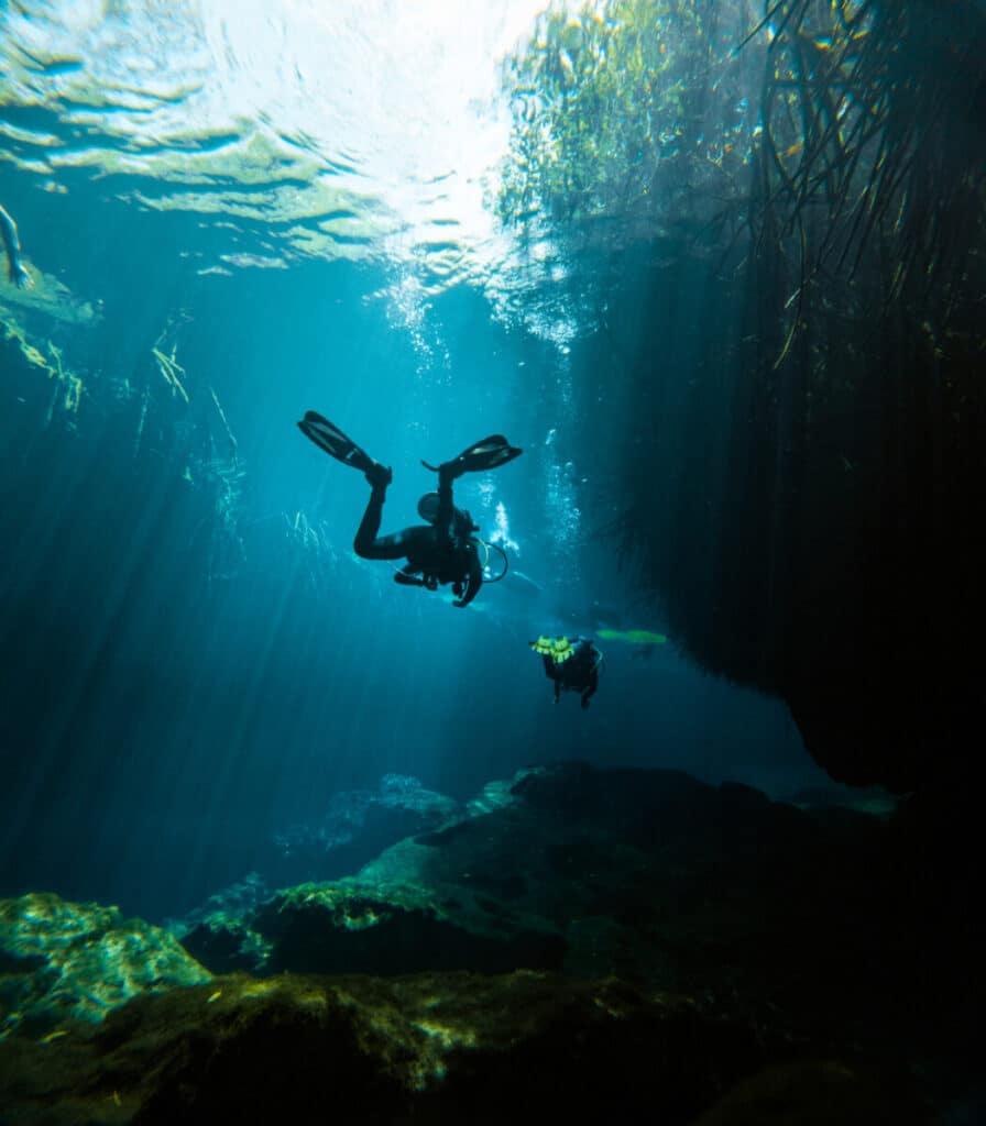 Scuba Diving in Casa Cenote
