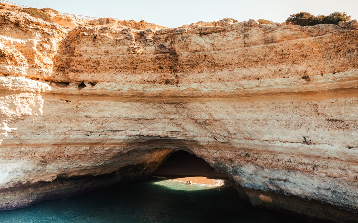 The Benagil Cave in the Summer