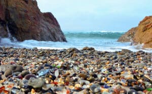 A Glass Beach in Fort Bragg