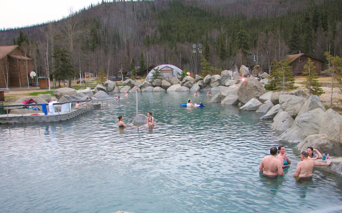 Chena Hot Springs in Fairbanks Alaska