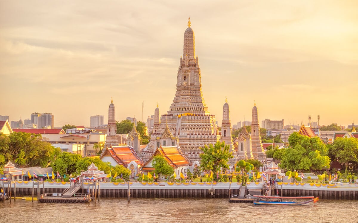 The City of Bangkok in Thailand