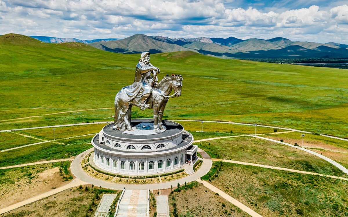 The Genghis Khan Statue in Mongolia