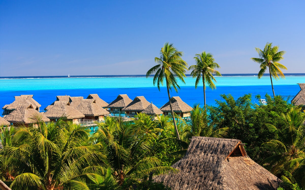 A Beach Resort in Bora Bora