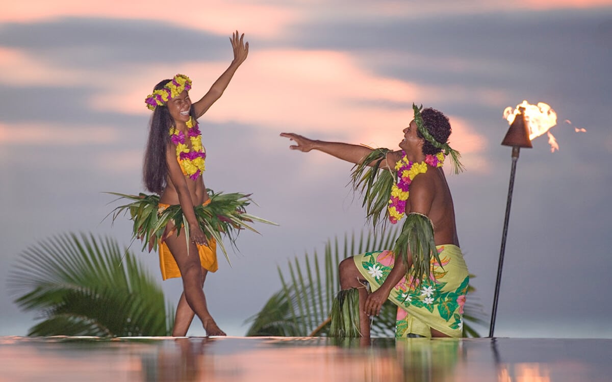 Tamure Dancers in Tahiti