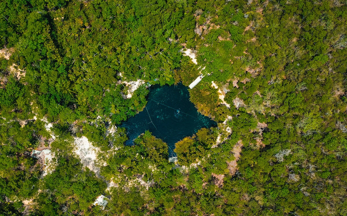 A Cenote From Above