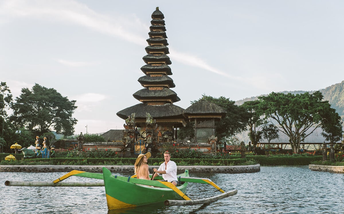 Tourists in Bali