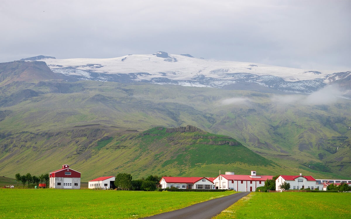 Eyjafjallajokull Volcano in Iceland