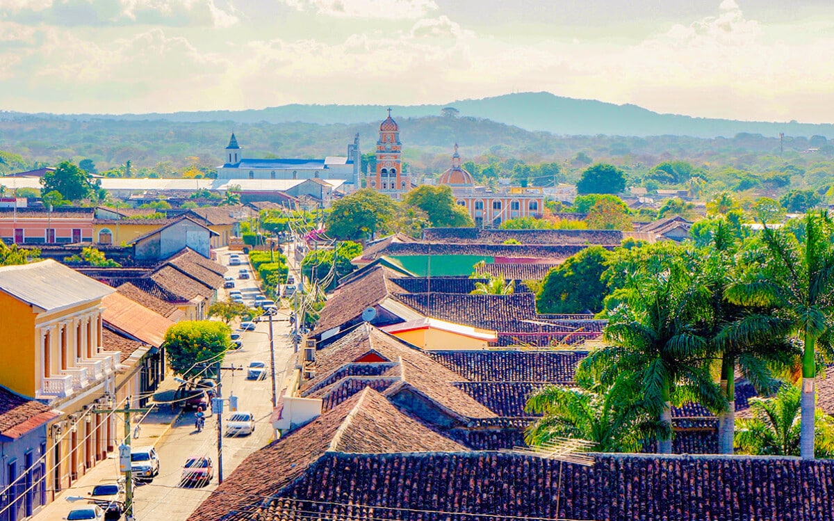 The City of Granada in Nicaragua