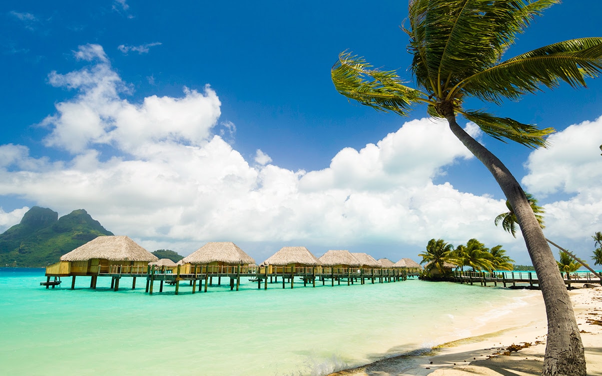 A Beach Resort in Bora Bora