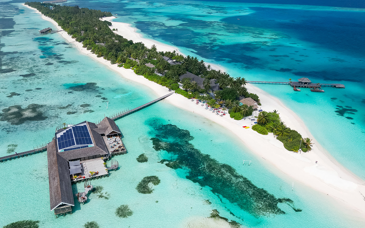 An Island in the Maldives