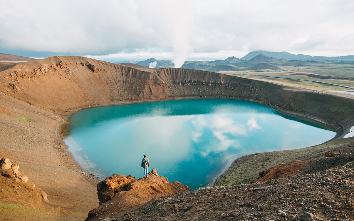 Krafla Volcanic Caldera