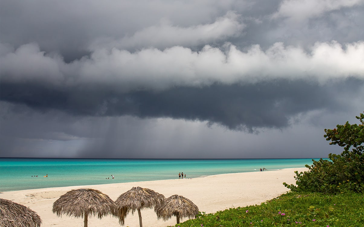 Rainy Weather in Bora Bora