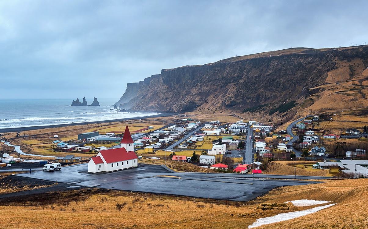 The Village of Vik in Iceland