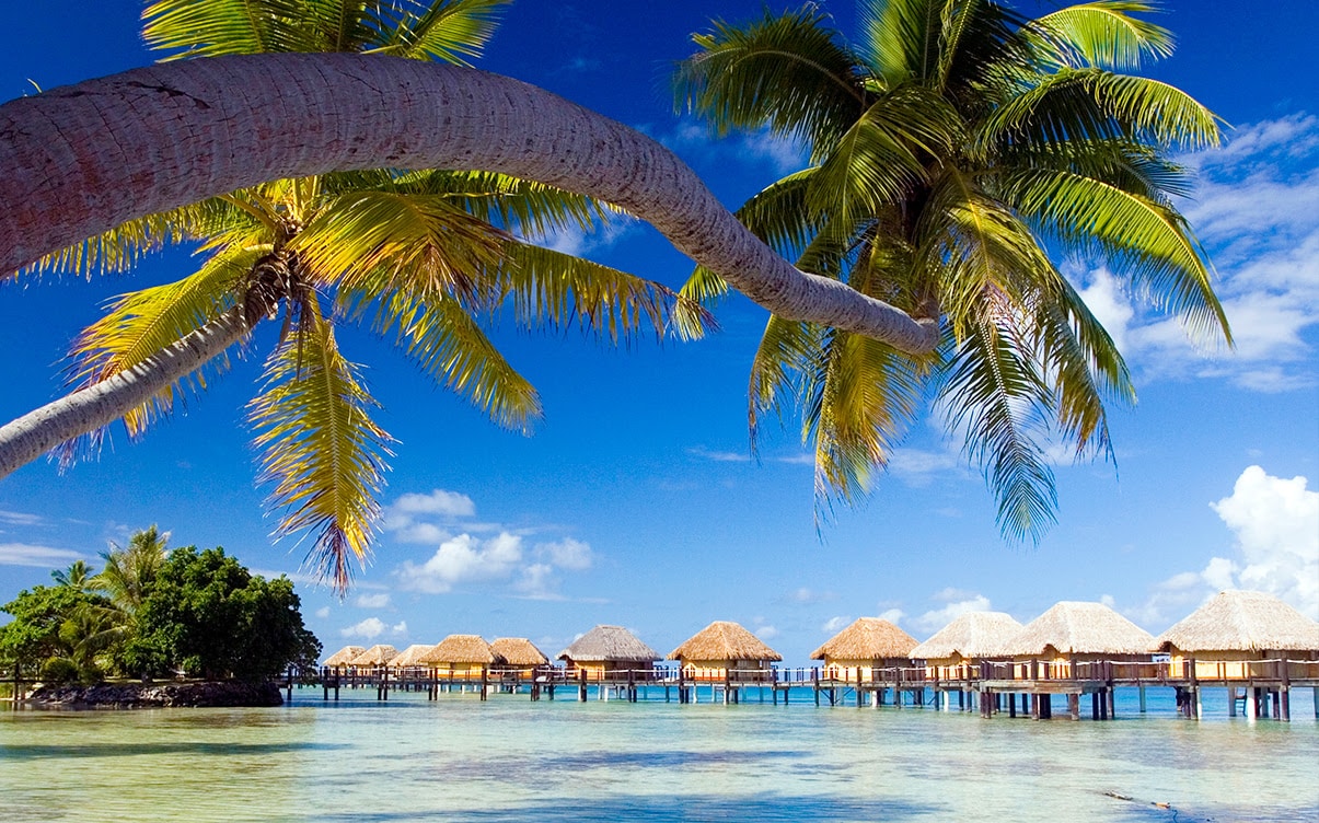 A Beautiful Summer Day in French Polynesia