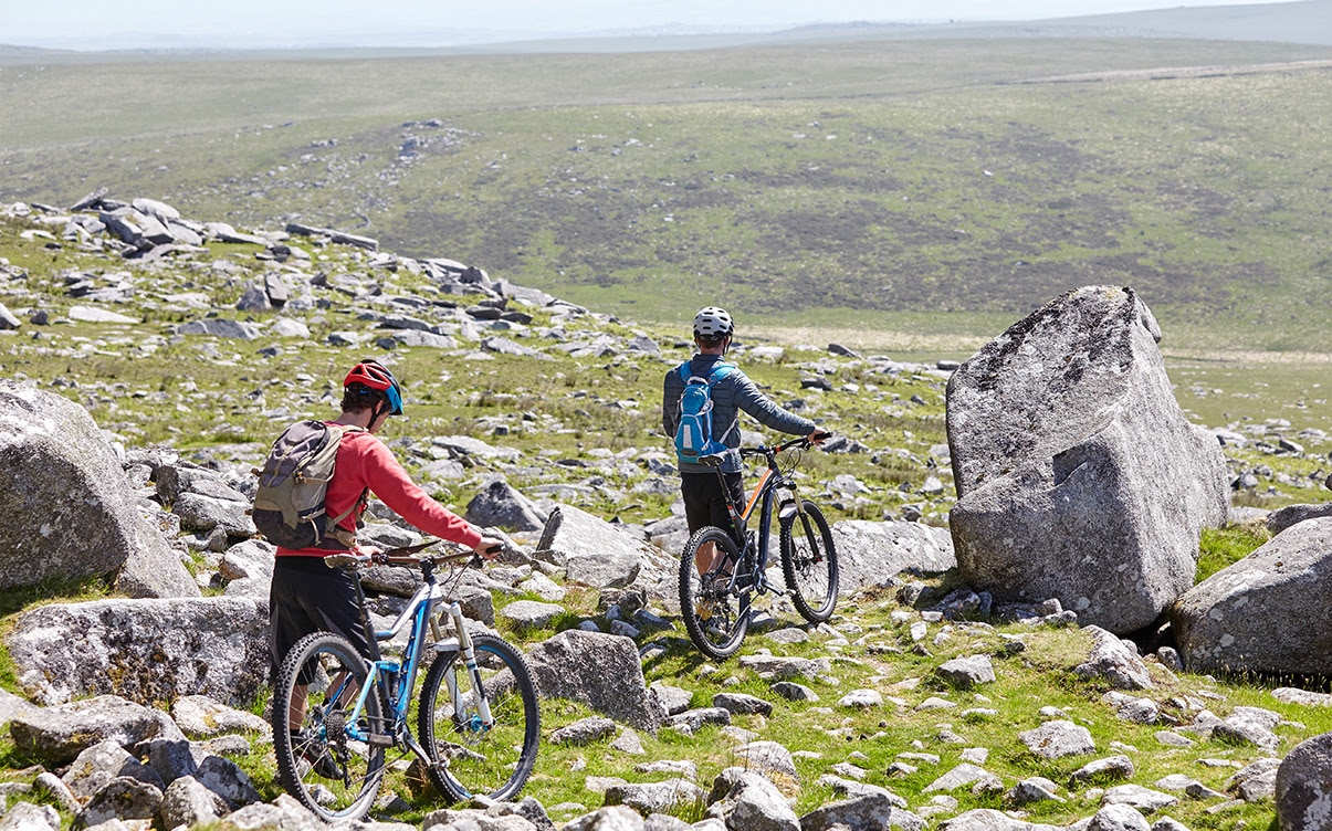 Bikers Exploring the Countryside