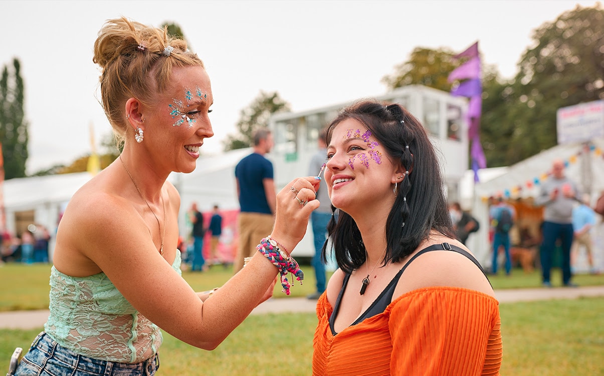 Women at a Festival