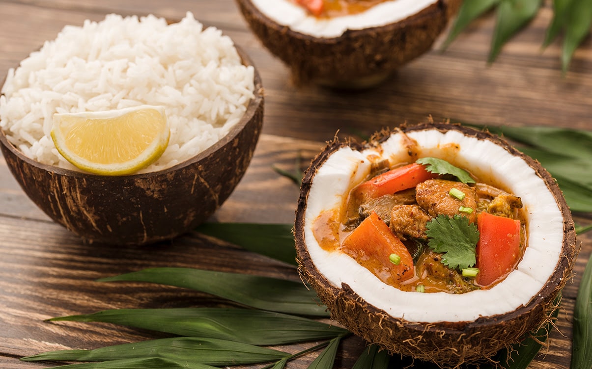 Bowls of Fijian Foods