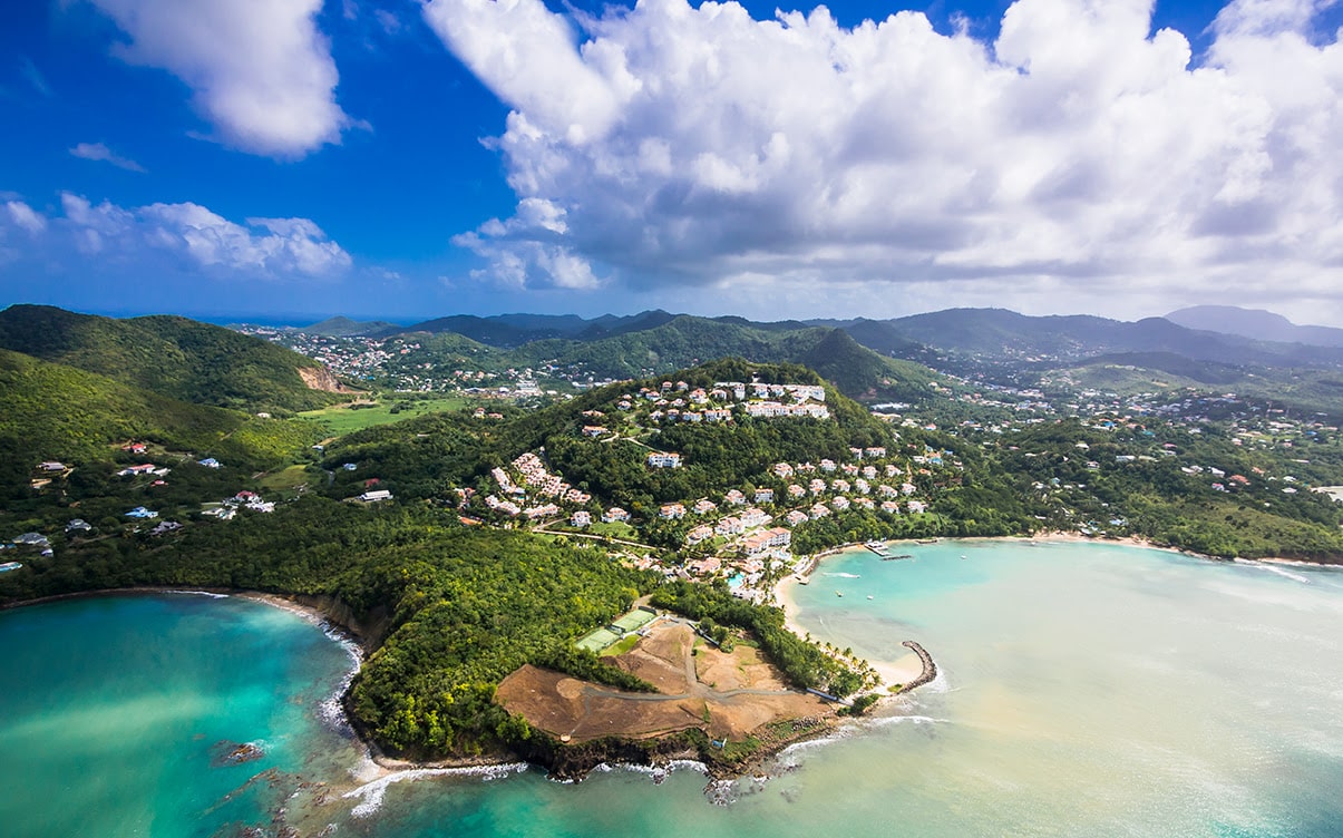 The Coast of Saint Lucia