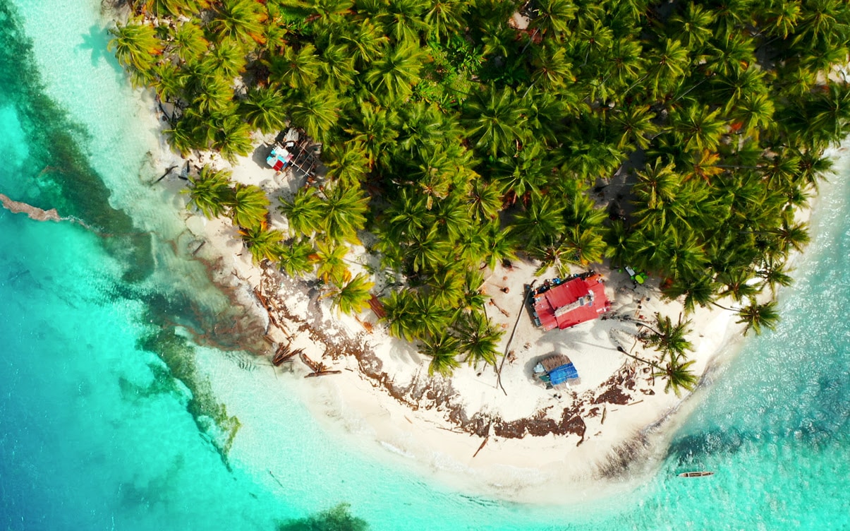 A Beach on the San Blas Islands