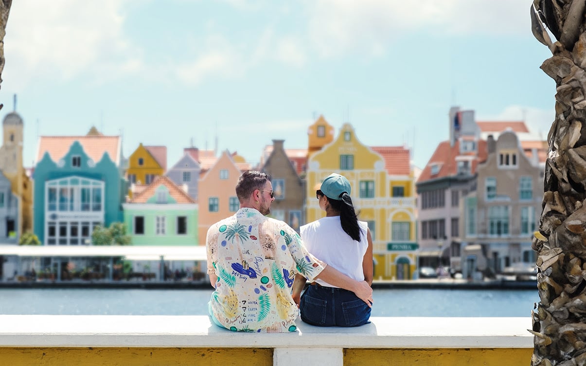 A Couple in Willemstad Curacao