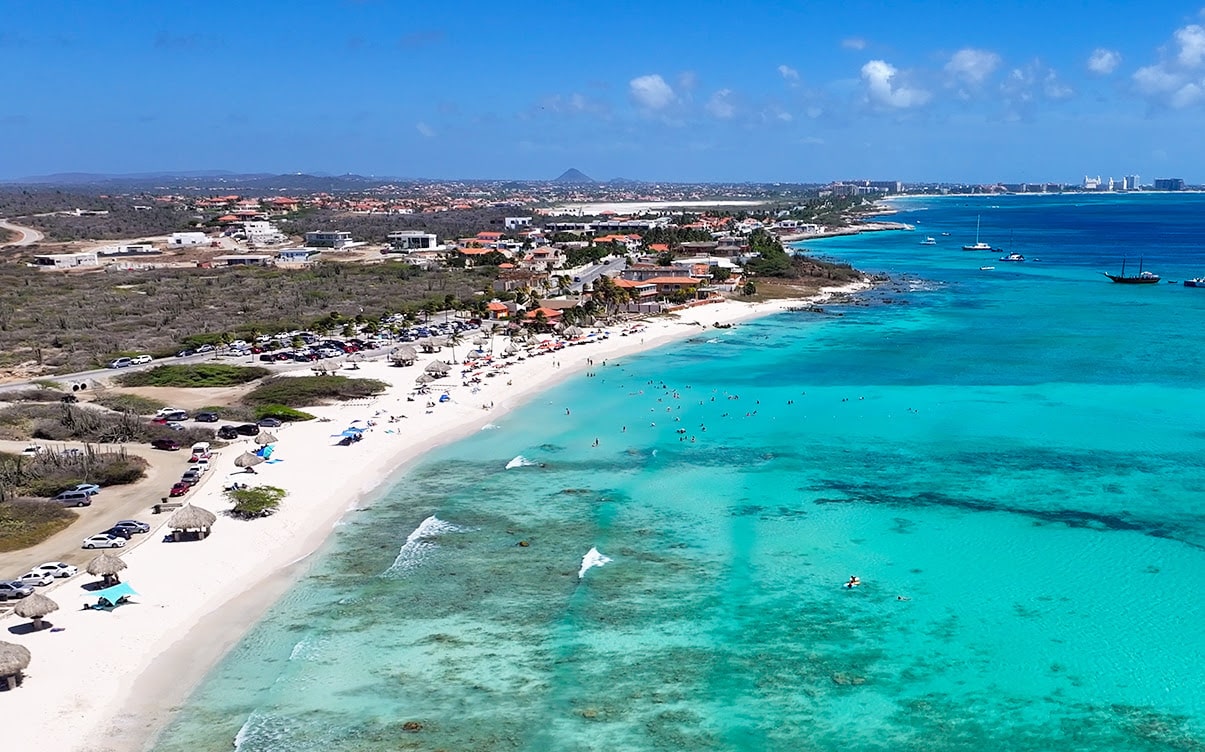 Arashi Beach in Aruba