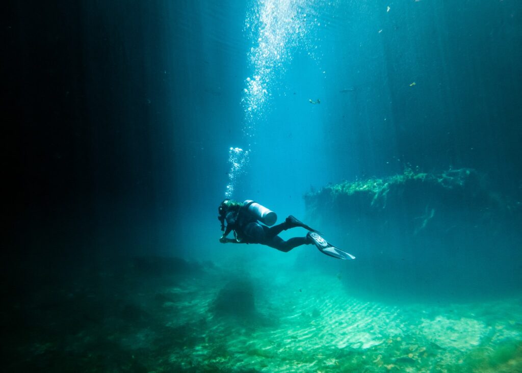 Scuba Diving in Casa Cenote