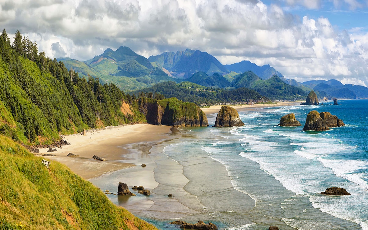 Cannon Beach in Oregon