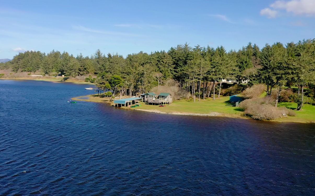 Floras Lake in Oregon