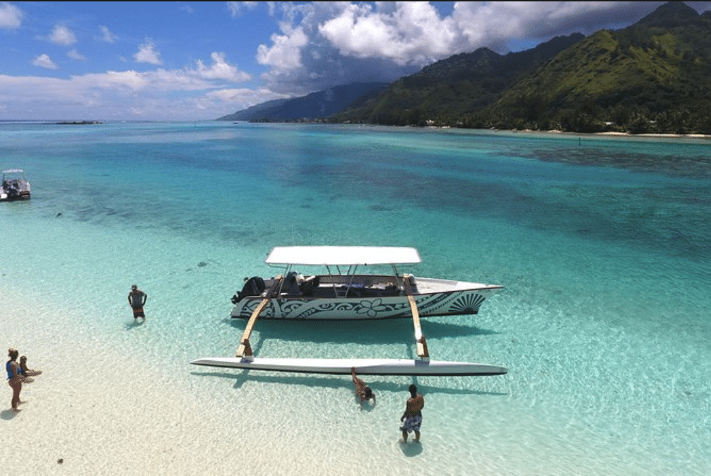 Polynesian Outrigger Canoe Moorea French Polynesia