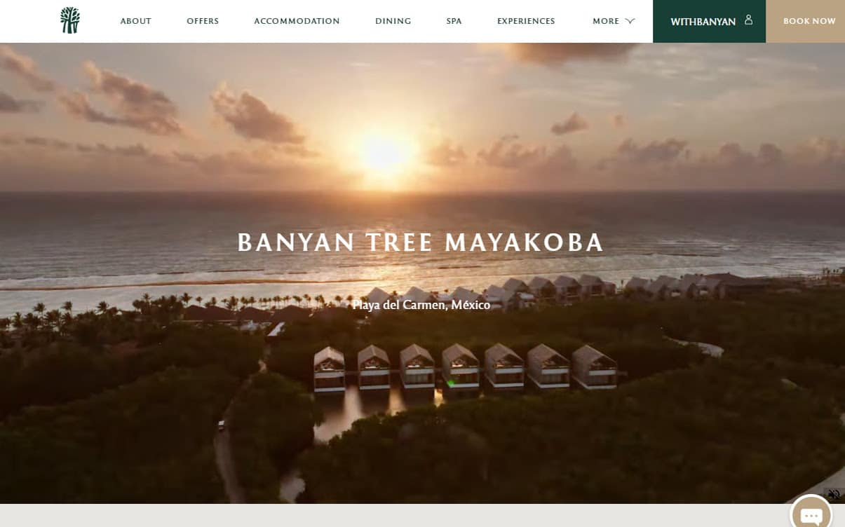 The Banyan Tree Mayakoba Website