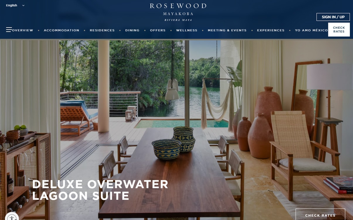 The Rosewood Mayakoba Resort Website