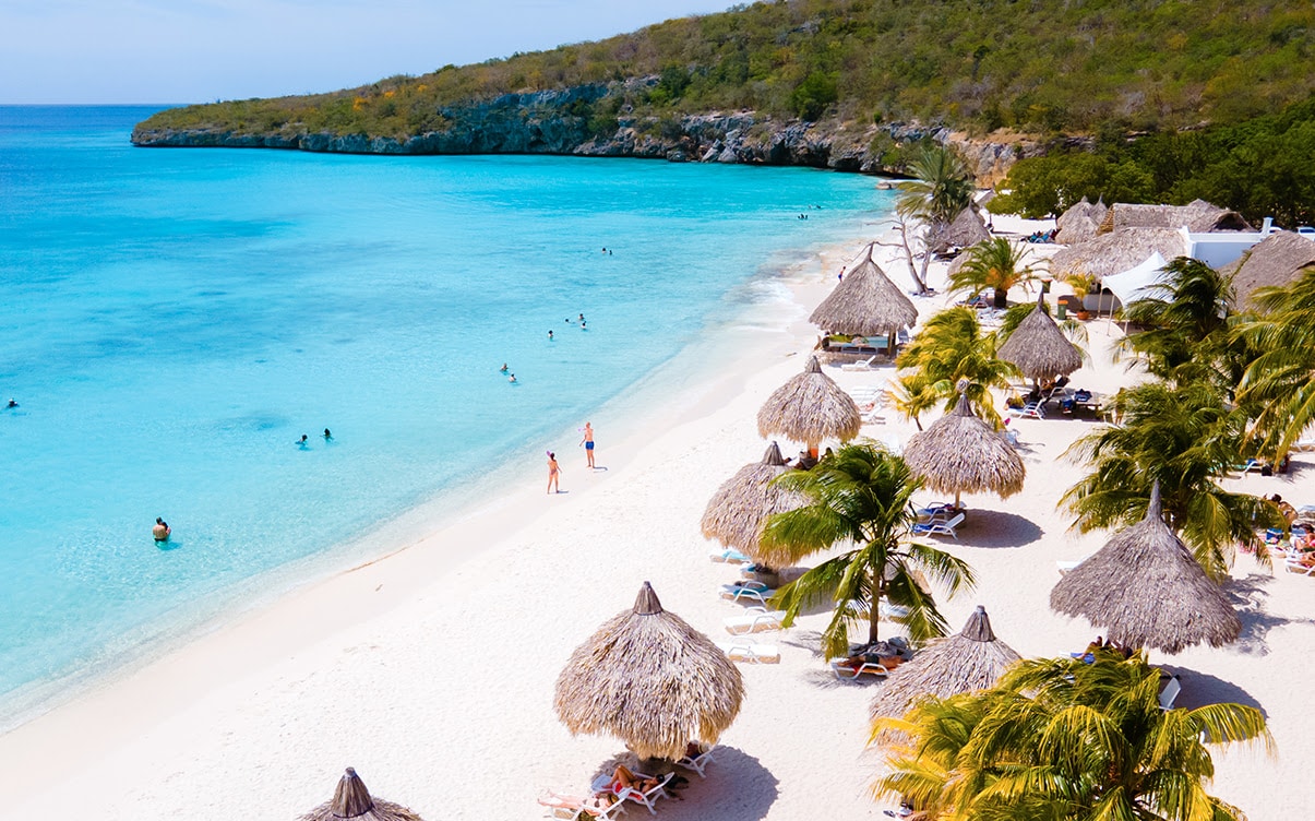 The Cas Abao Beach in Curacao