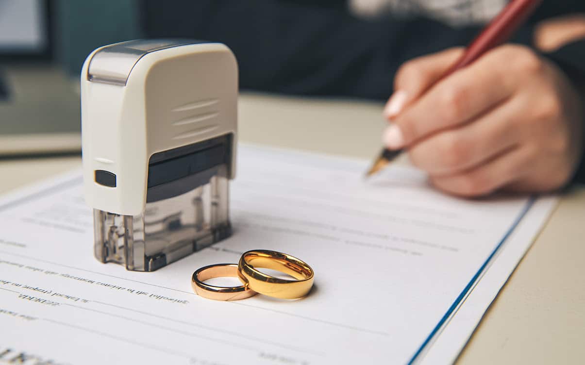 A Person Applying for a Marriage License