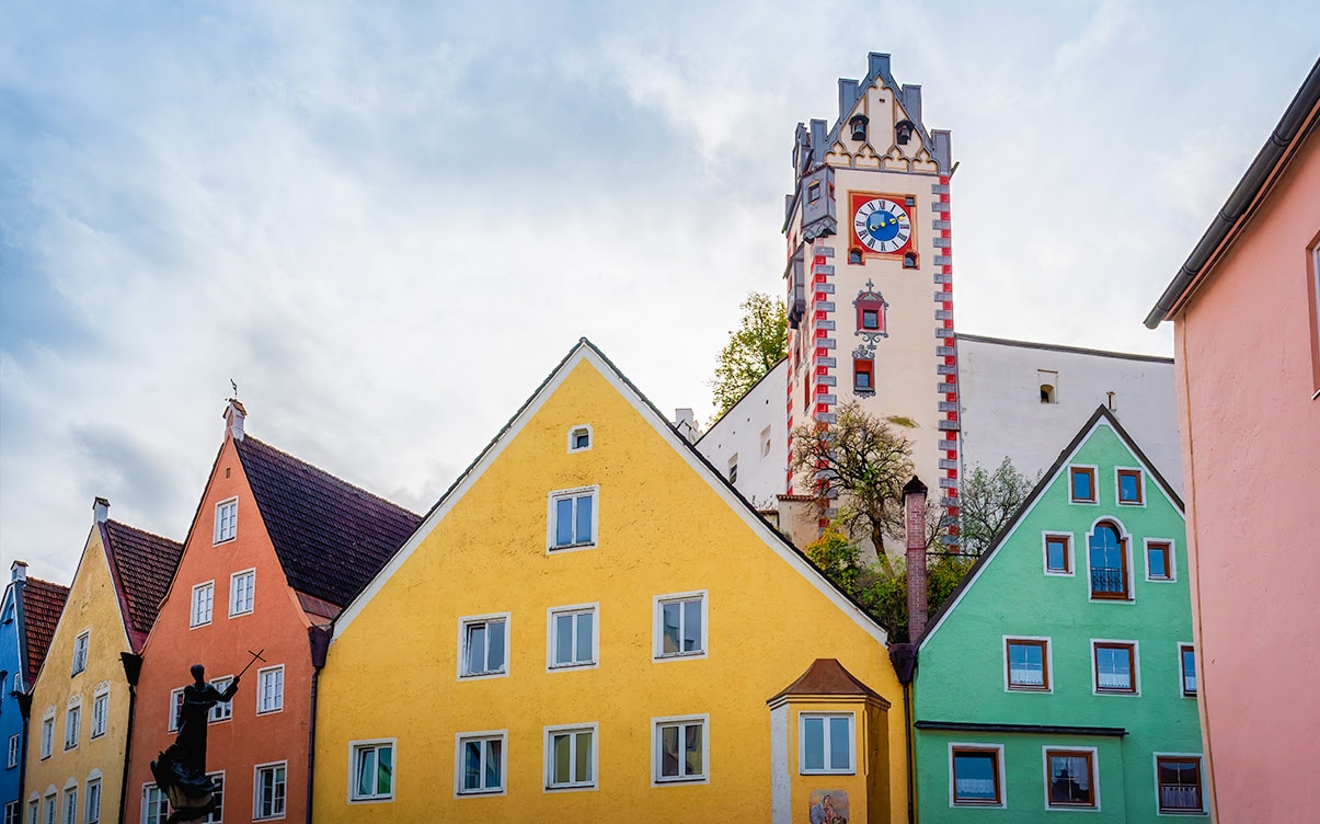 Houses in Fussen Germany