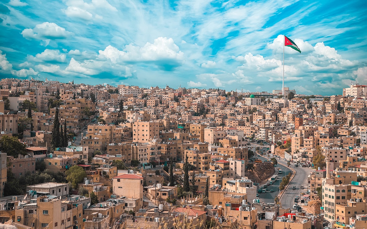 The City of Amman in Jordan