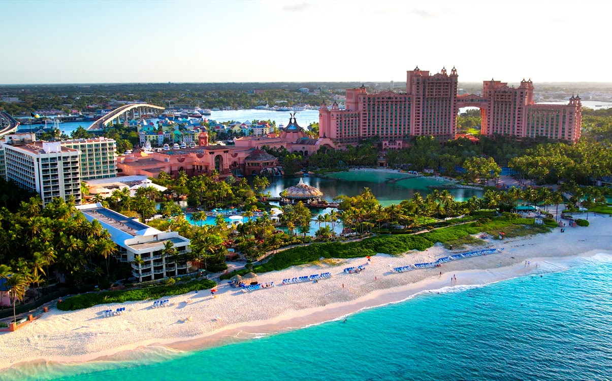 The Coastline of Nassau and the Atlantis Resort