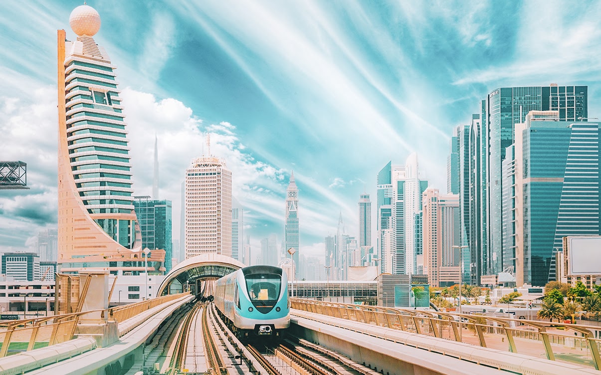 A Train in Dubai