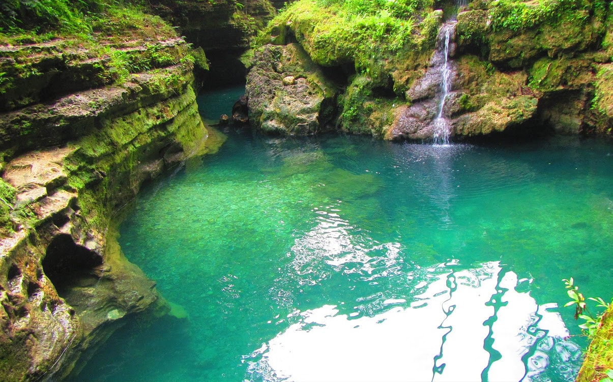 Cancalanog Falls in Cebu