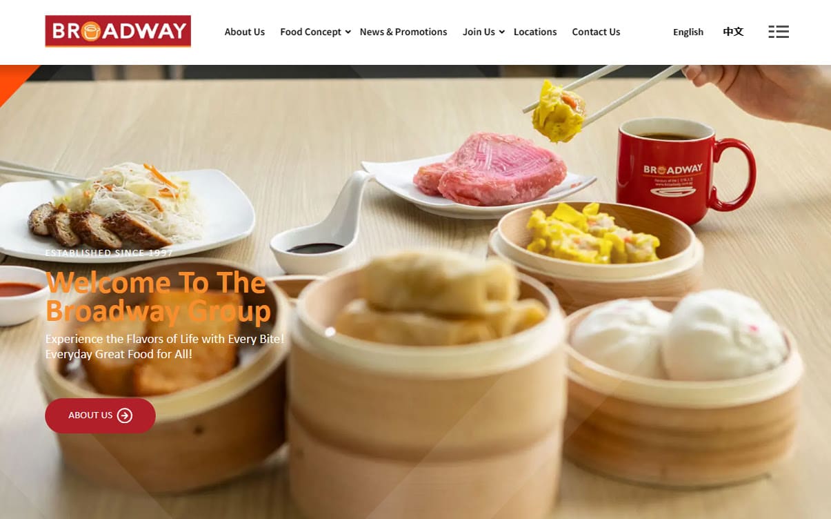 The Broadway Food Center Website