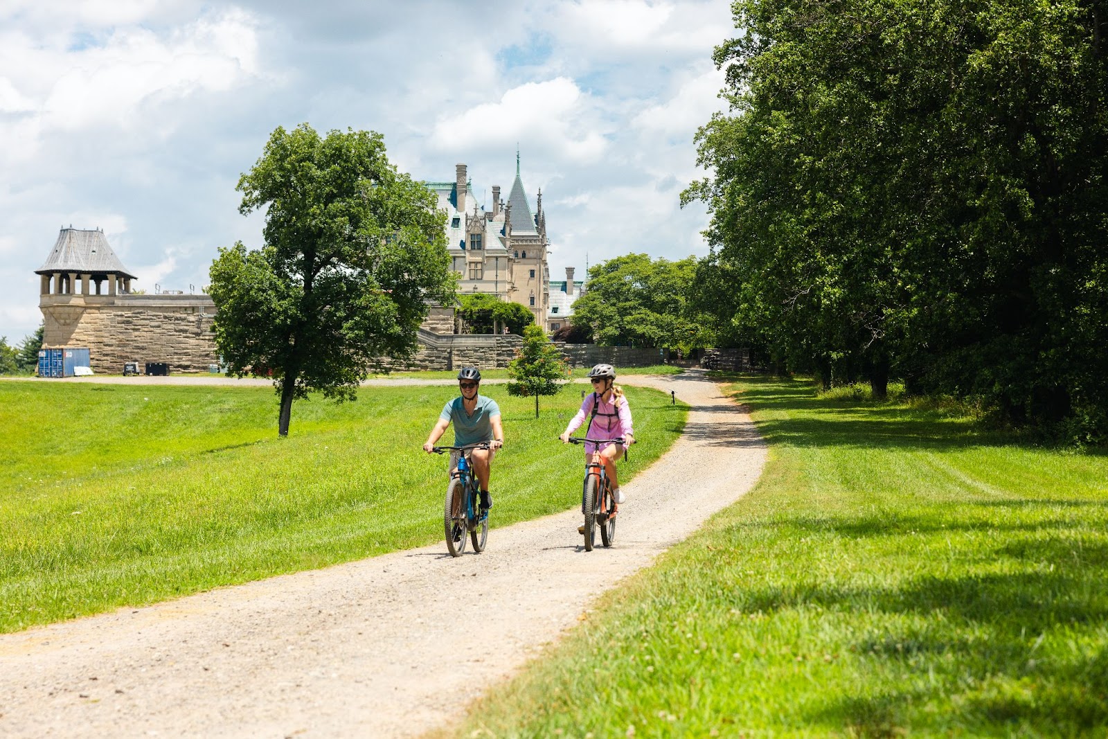 Biking on Biltmore Estate