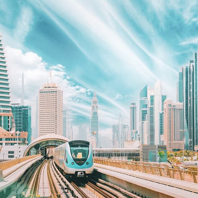A Train in Dubai