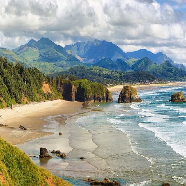 Cannon Beach in Oregon