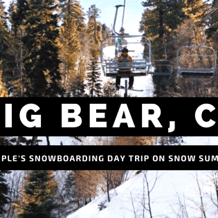 Big Bear Couple's Snowboarding Day Trip