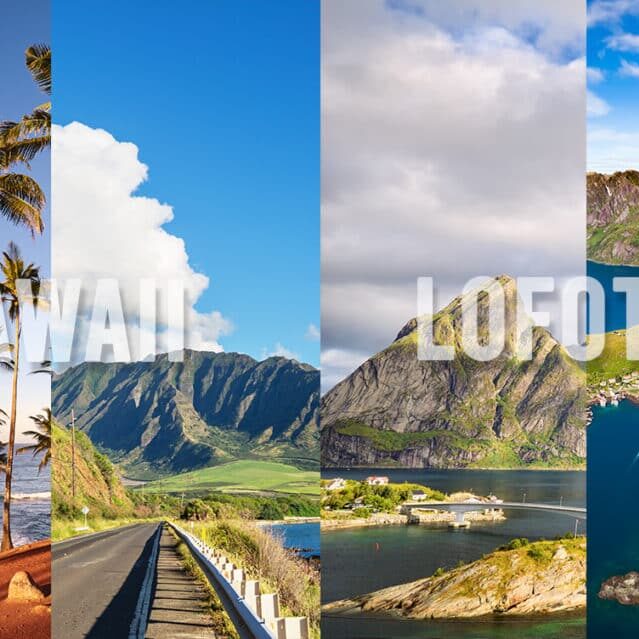 Hawaii and the Lofoten Islands