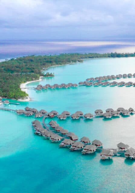 Overwater Bungalows in Bora Bora