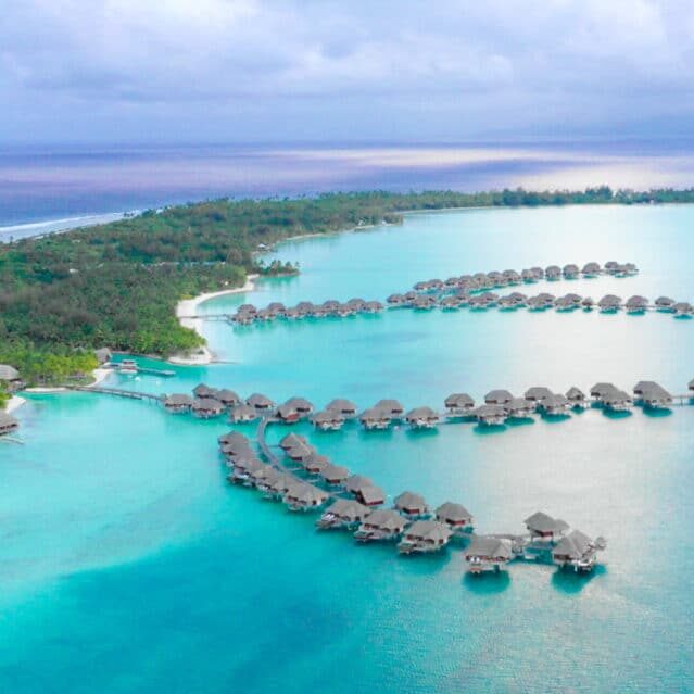 Overwater Bungalows in Bora Bora