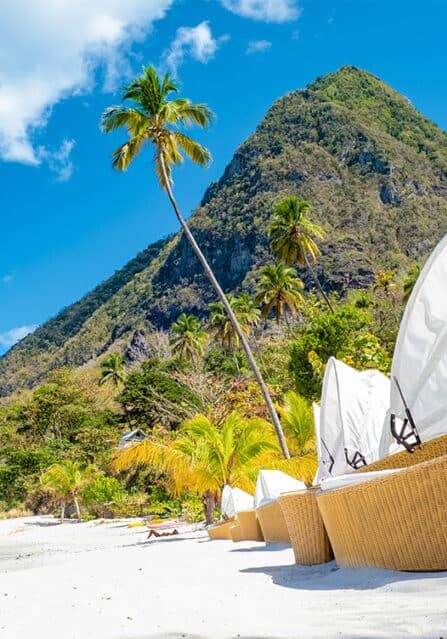 Sugar Beach in Saint Lucia