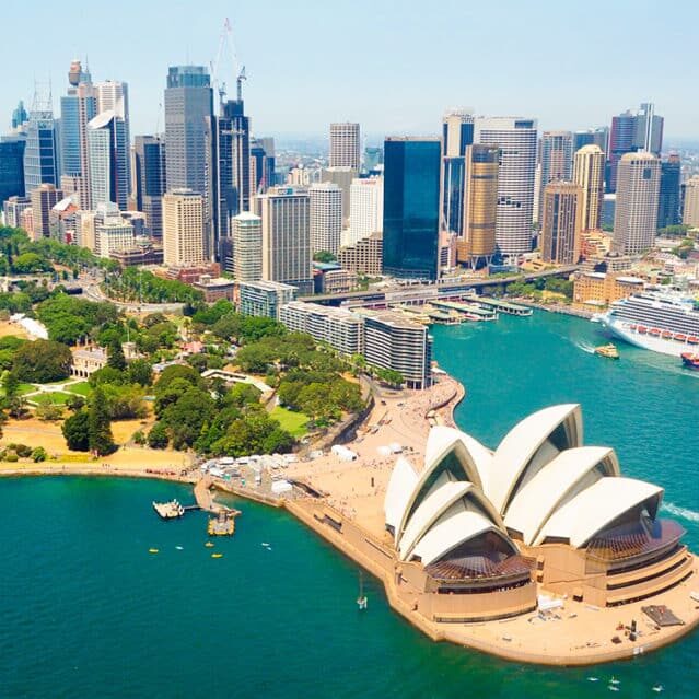 The Sydney Harbor in Australia